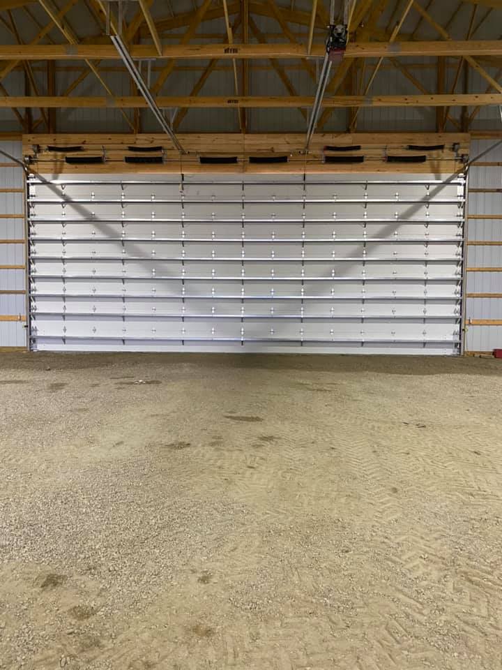 Commercial 32'x16' door Glenn Brothers can handle all your commercial,agricultural & industrial needs - Springfield, IL